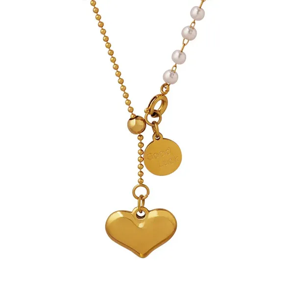Gold_Good_Luck_Heart_Necklace_For_Women